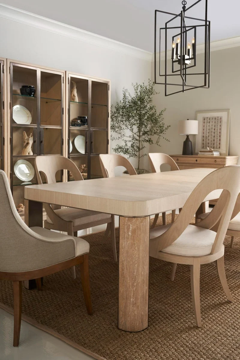 Upwelling Stone Leg Extending Dining Table 244-295cm