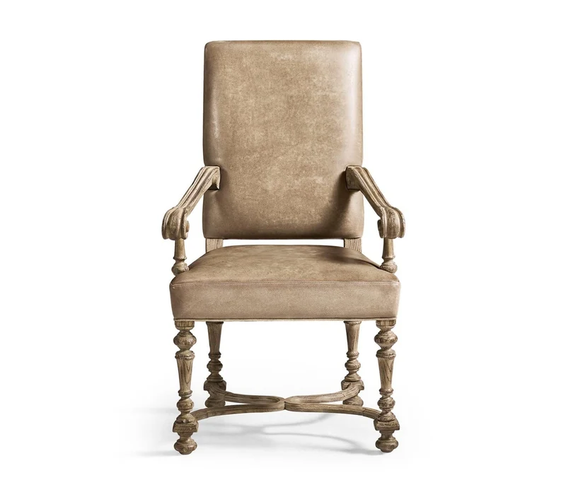 Sagehill Leather Arm Dining Chair