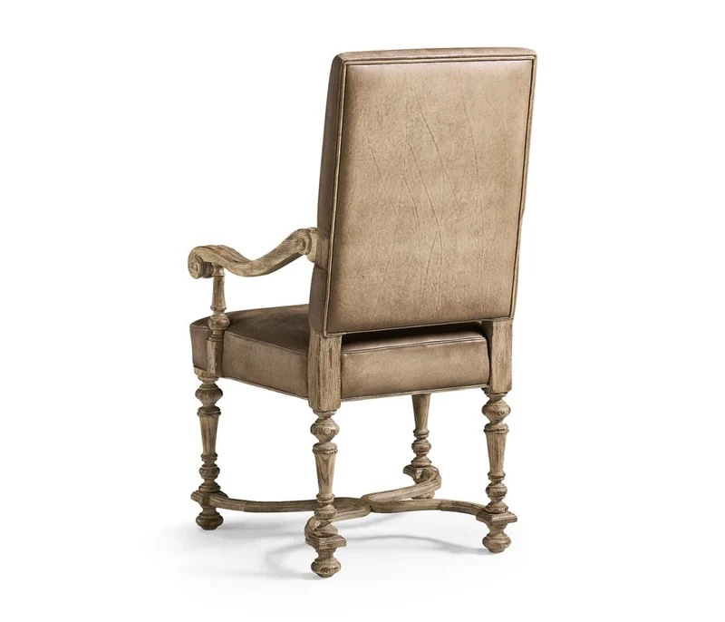 Sagehill Leather Arm Dining Chair