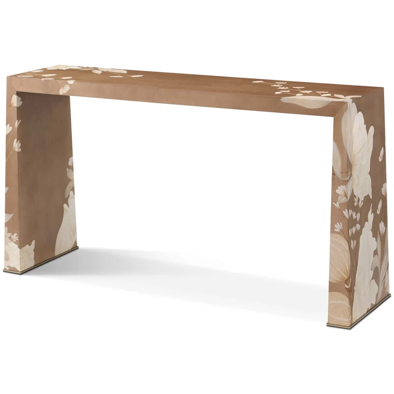 Bouquet Console Table in Toasted Cashew