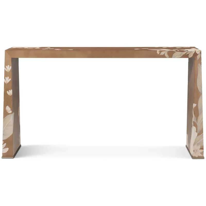 Bouquet Console Table in Toasted Cashew