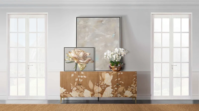 Bouquet 4 Door Sideboard in Toasted Cashew