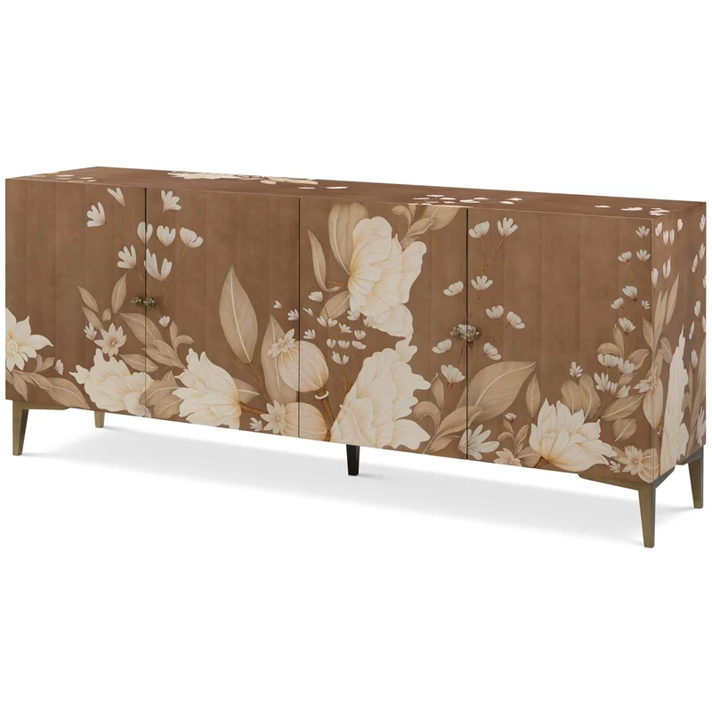 Bouquet 4 Door Sideboard in Toasted Cashew