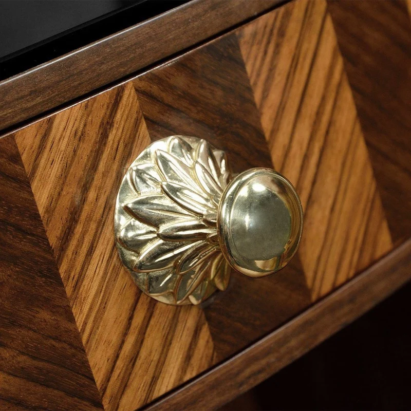 Drinks Cabinet with Feather Inlay