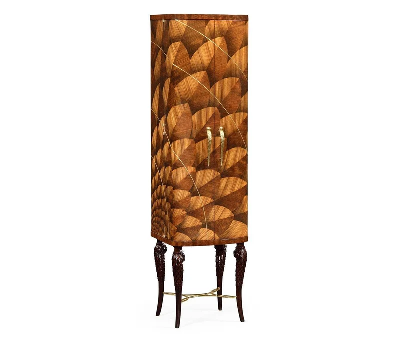Drinks Cabinet with Feather Inlay
