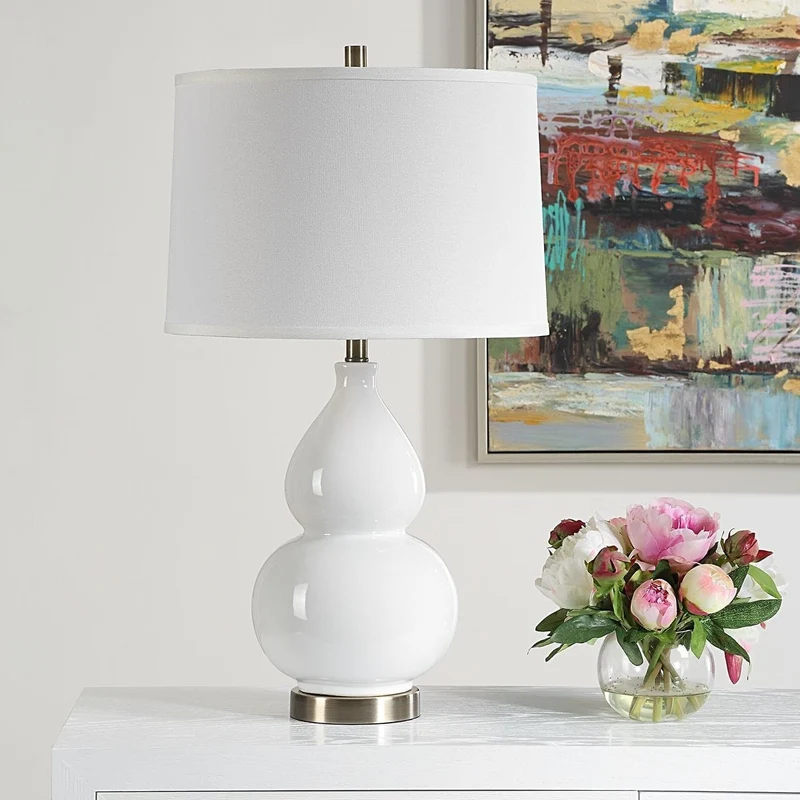 Delaunay Table Lamp in White