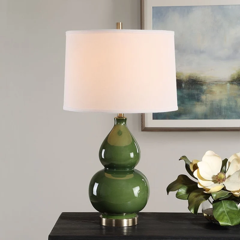 Delaunay Table Lamp in Green