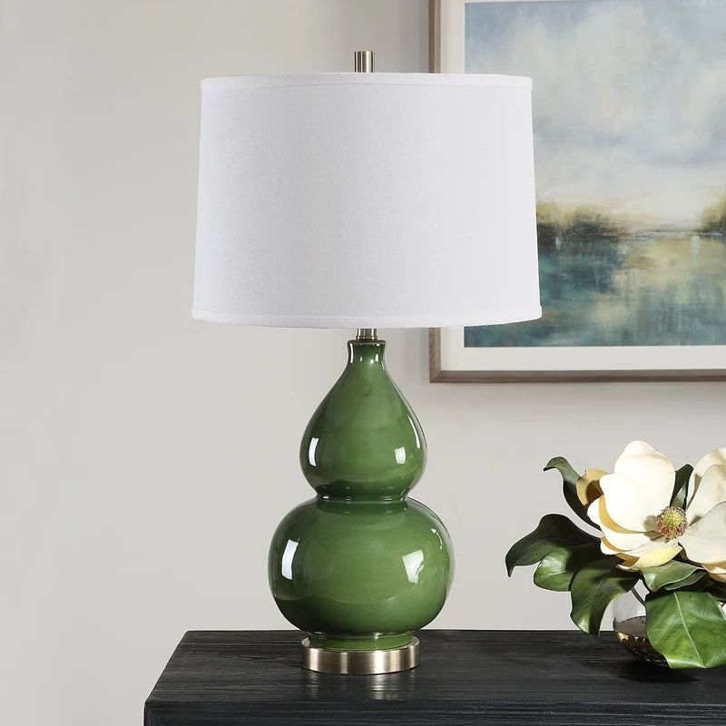 Delaunay Table Lamp in Green