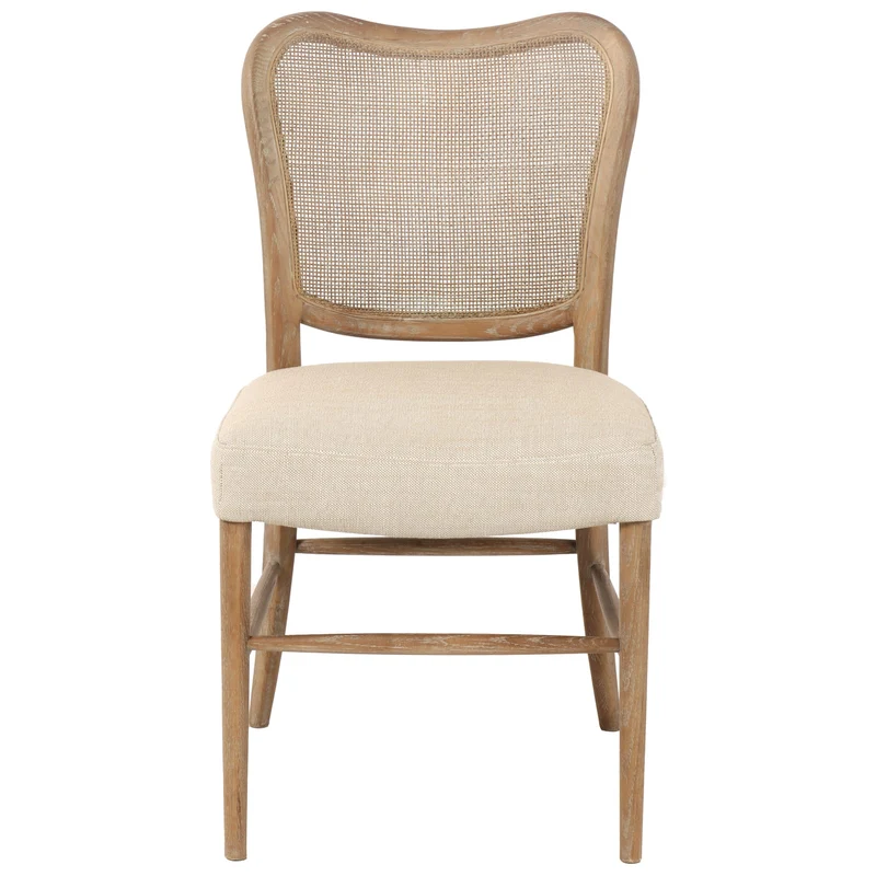 Chadlington Rattan and Natural Linen Dining Chair