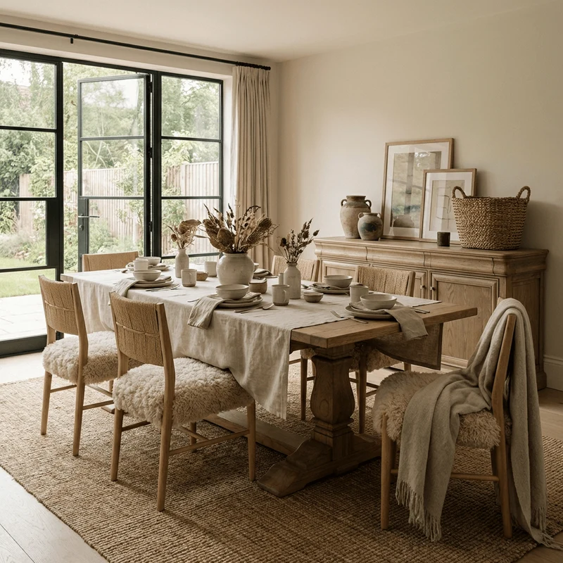 Bourton Dining Chair in Mongolian Fur