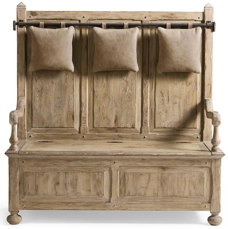 Sagehill Hall Bench in Leather