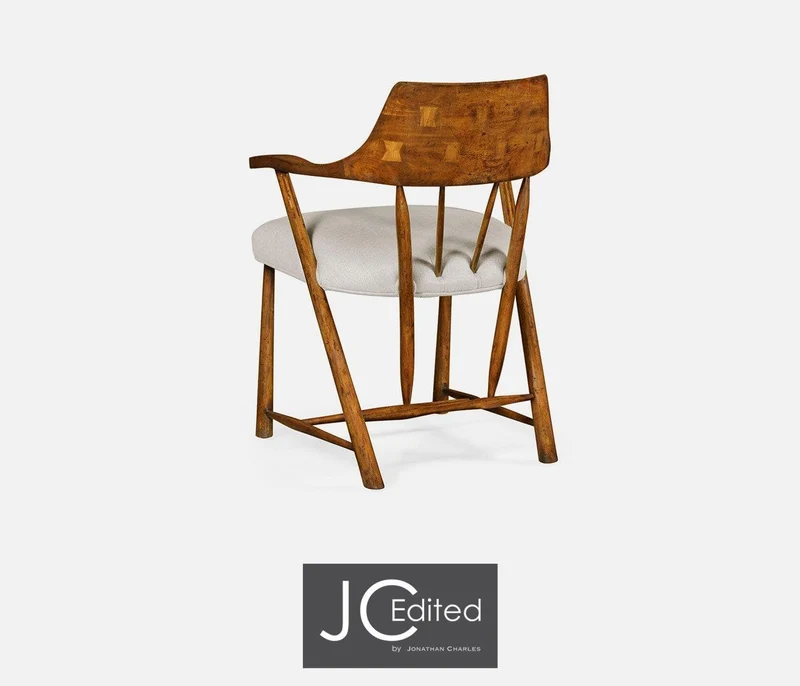Dining Chair Smokers Style in Mazo - Country Walnut
