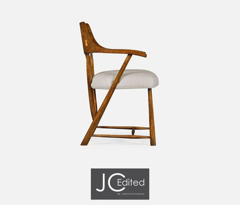 Dining Chair Smokers Style in Mazo - Country Walnut