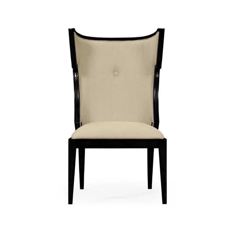 Dining Chair Greek Revival Painted Black - Antwerp