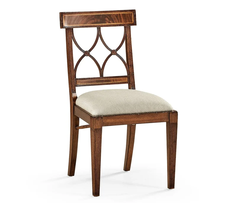 Dining Chair Georgian in Antique Mahogany - Skipper