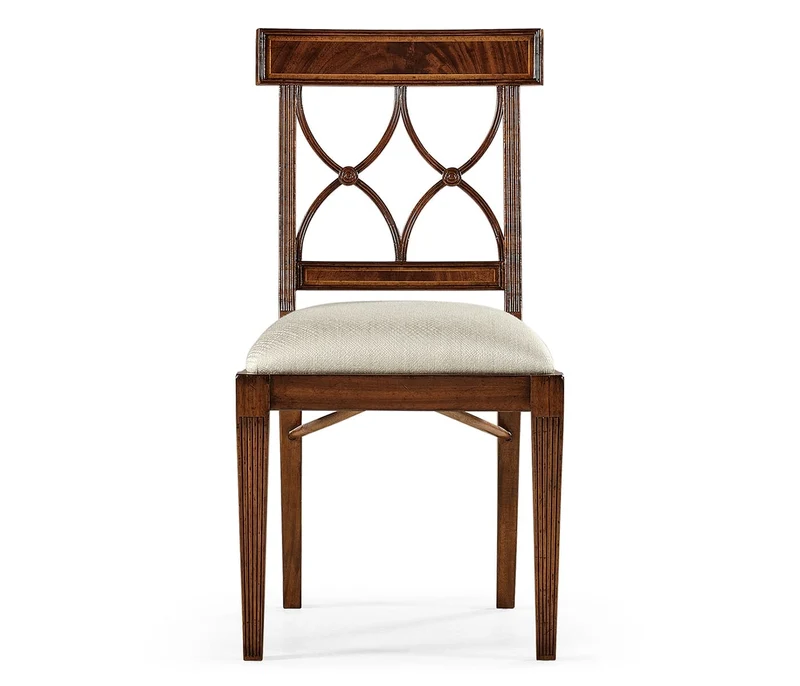 Dining Chair Georgian in Antique Mahogany - Skipper