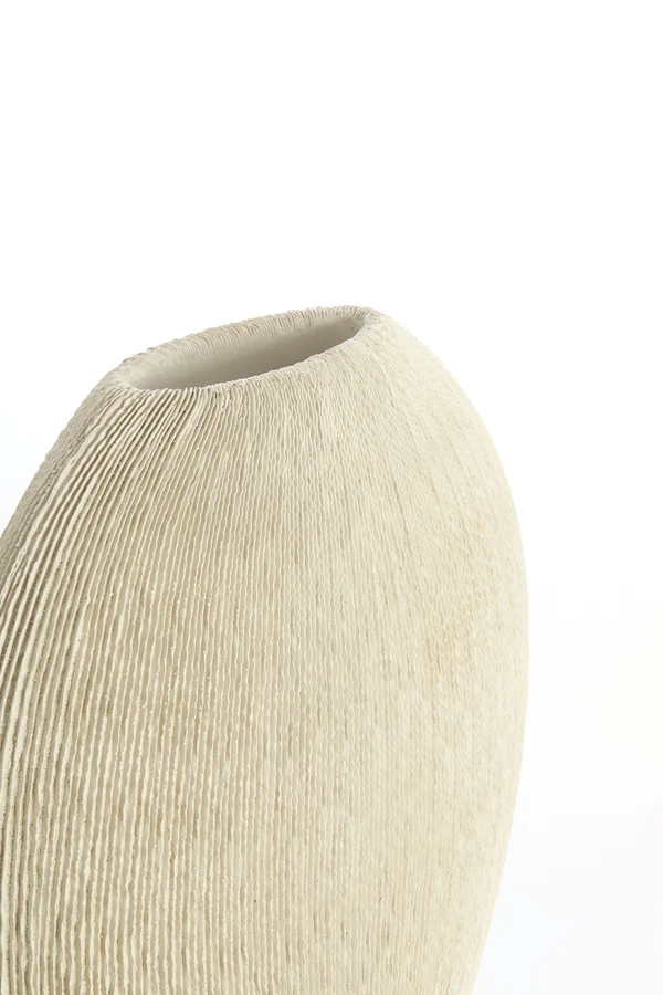 Vase deco 31x30x30,5 cm BUBIO cream