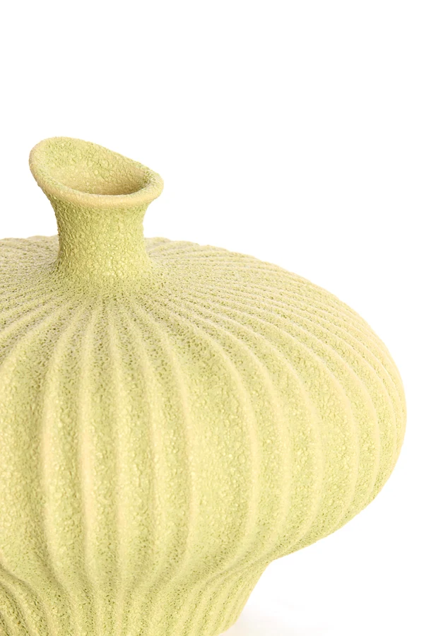 Vase deco 31x29,5x25,5 cm NEVANO matt green