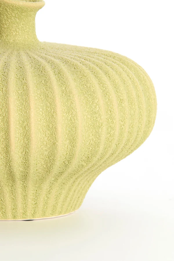 Vase deco 31x29,5x25,5 cm NEVANO matt green
