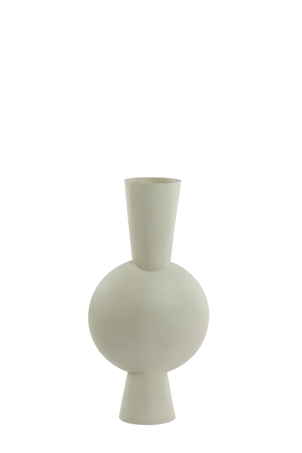 Vase deco 31x20x60 cm KAVANDU light grey