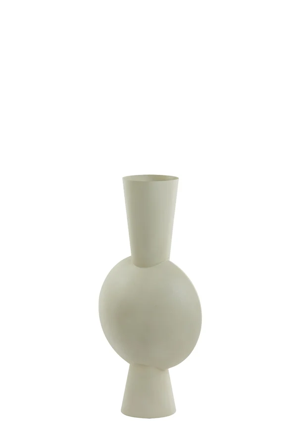 Vase deco 31x20x60 cm KAVANDU light grey