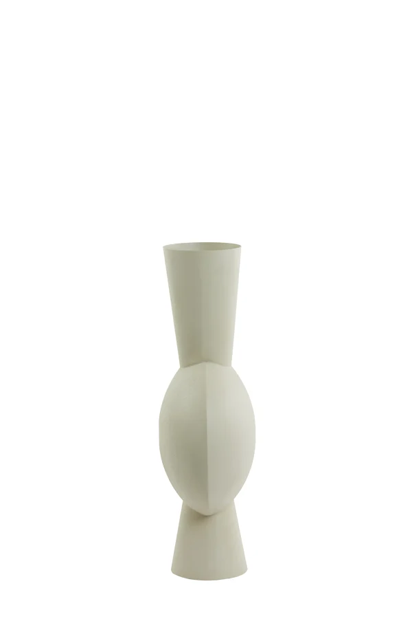 Vase deco 31x20x60 cm KAVANDU light grey
