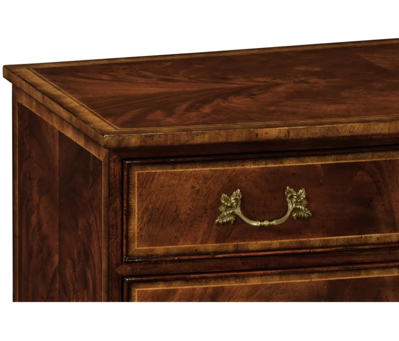 Mahogany Bow Front Chest of Drawers