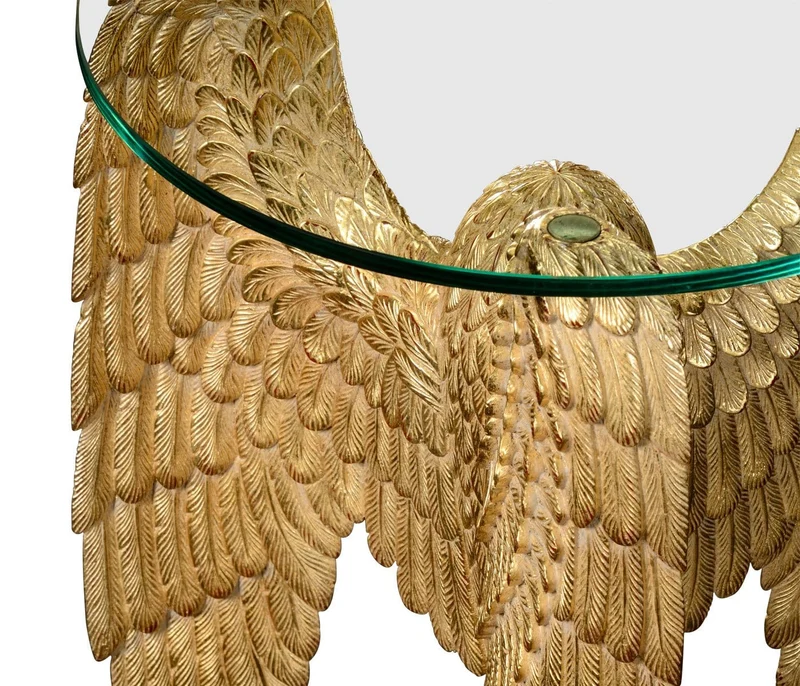 Round End Table Winged