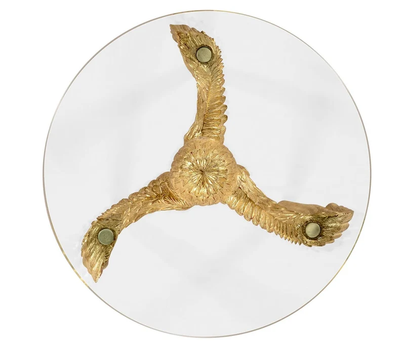 Round End Table Winged
