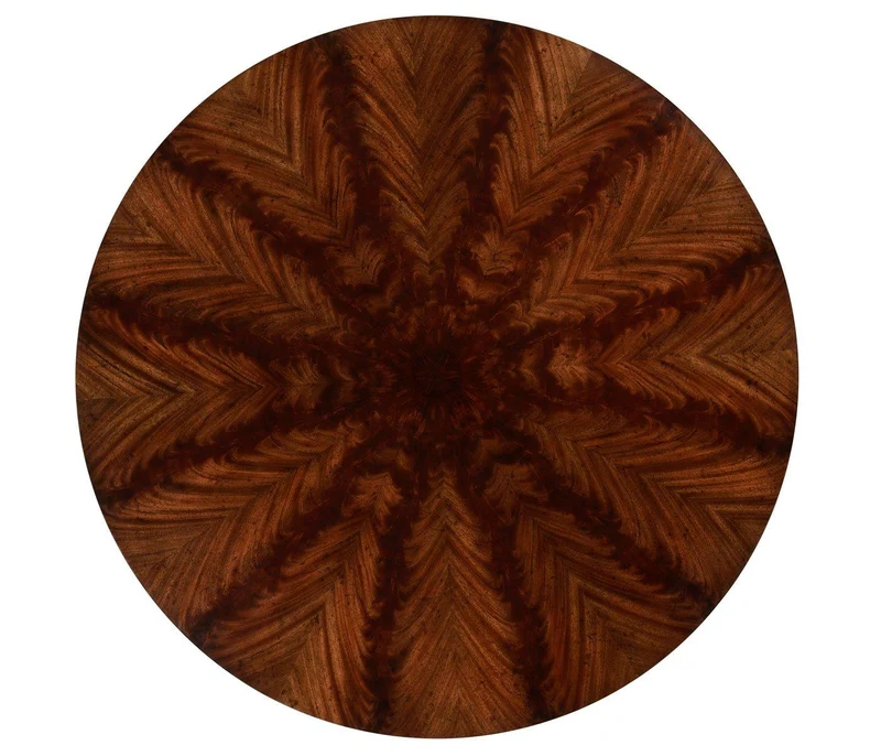 Round Dining Table Biedermeier Mahogany