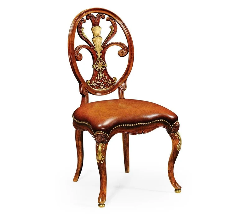 Dining Chair Carving - Leather