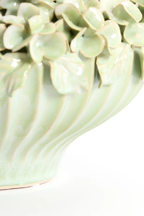 Vase deco 31,5x23 cm LIRIEN ceramics mint green