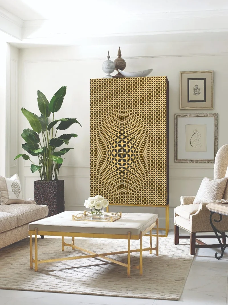 Tall Cabinet Geometric