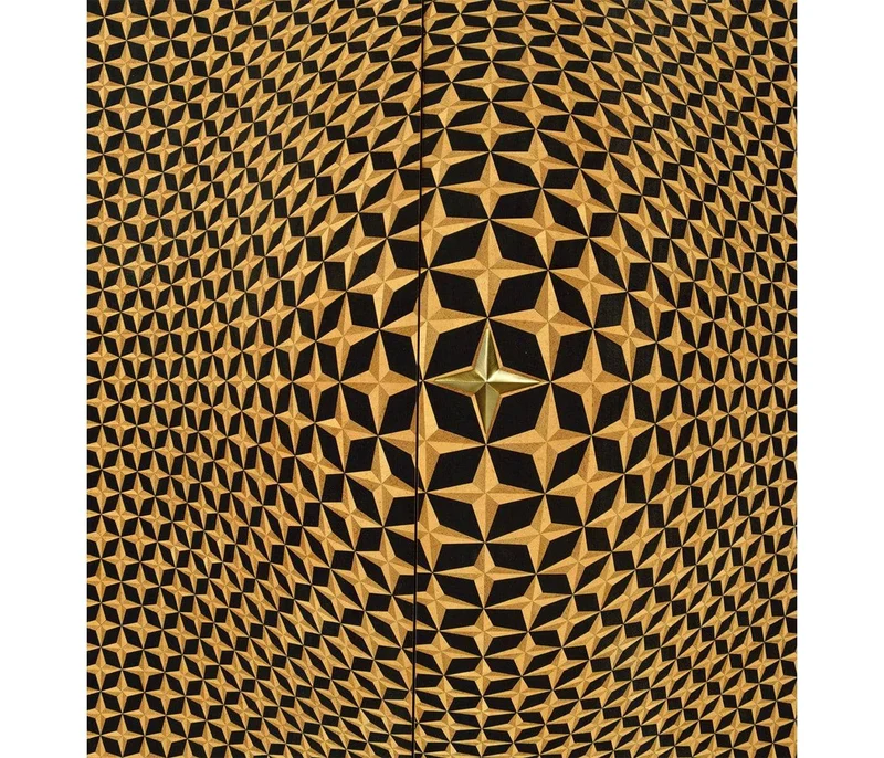 Tall Cabinet Geometric