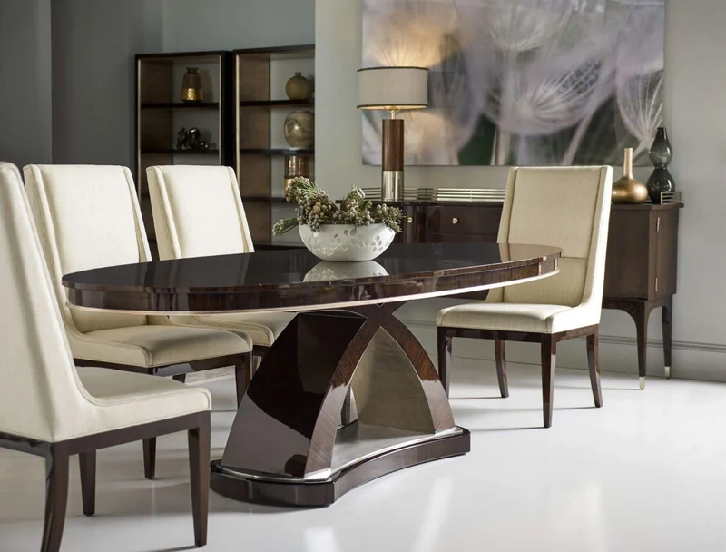 Table Lamp Military in Santos Rosewood