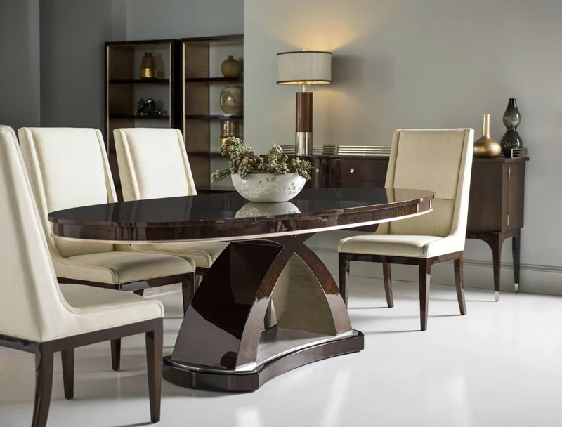 Table Lamp Military in Santos Rosewood