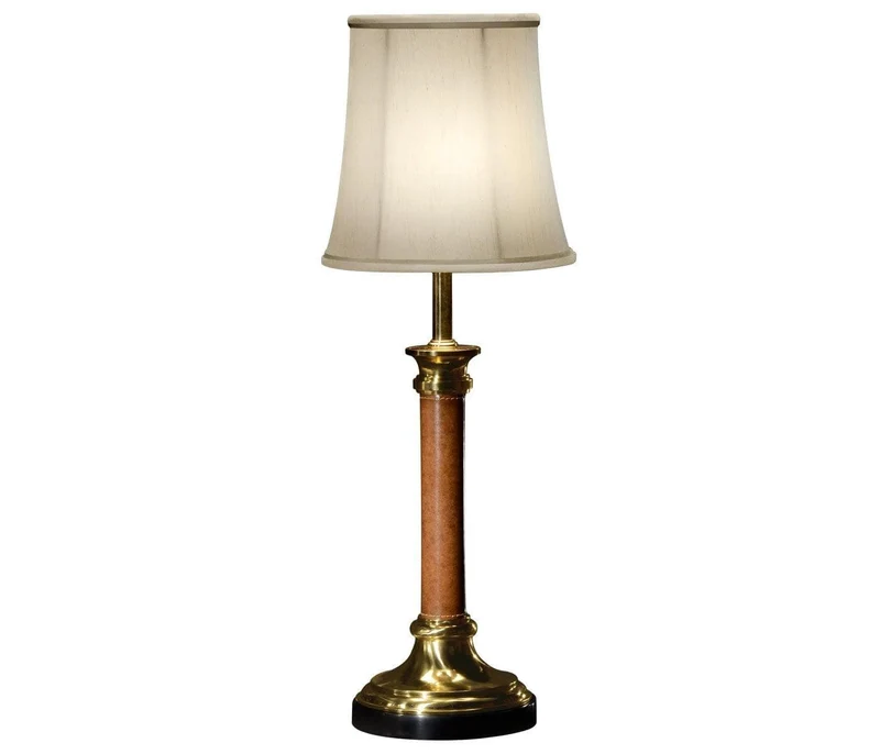 Table Lamp Georgian in Leather