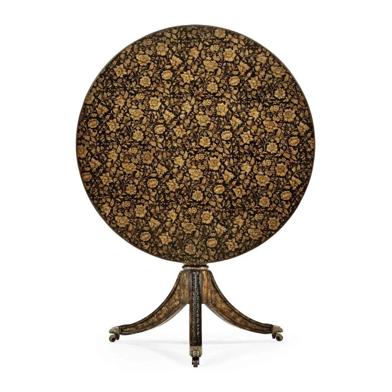 Round Centre Table Regency - Black