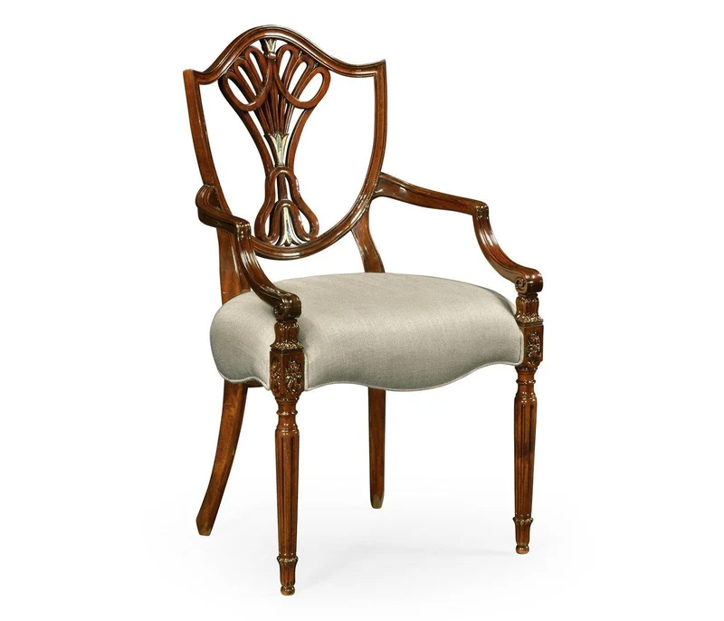 Dining Armchair Renaissance with Mother of Pearl Details - Antwerp