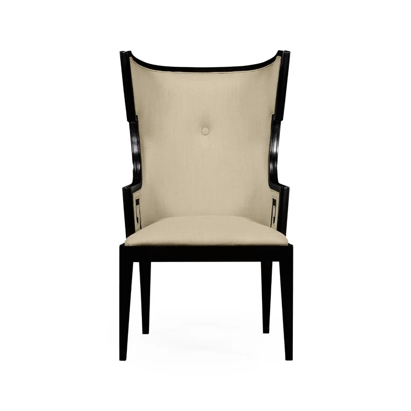 Dining Armchair Greek Revival Painted Black - Antwerp