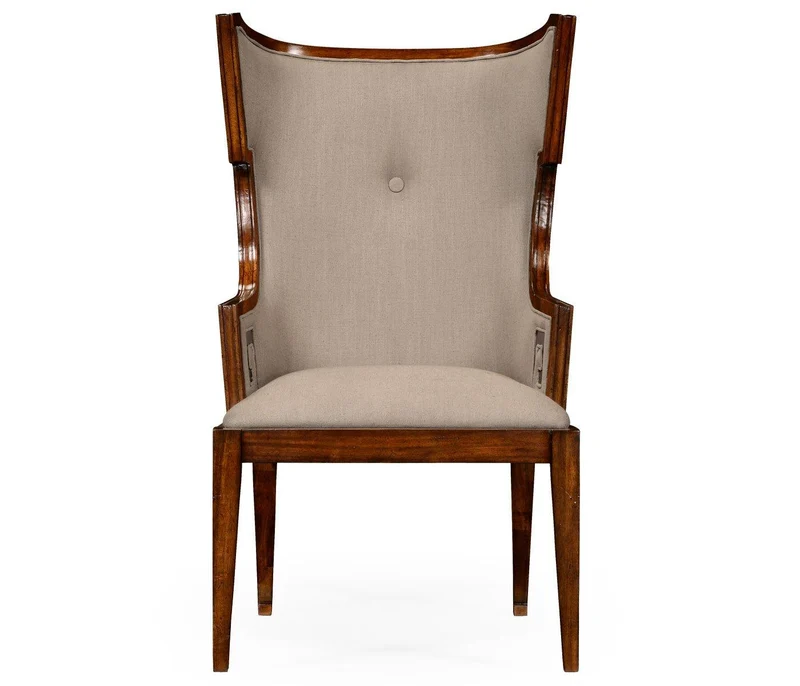 Dining Armchair Greek Revival in Walnut - Antwerp