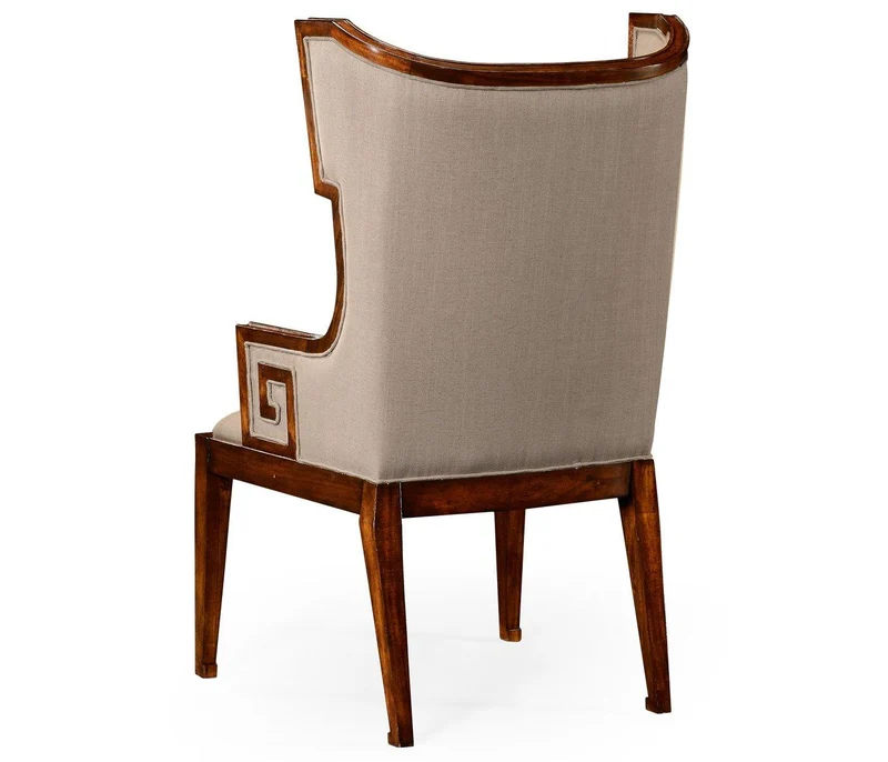 Dining Armchair Greek Revival in Walnut - Antwerp