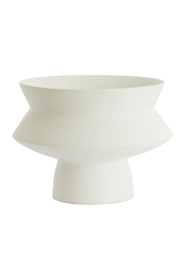 Vase deco 31,5x23,5 cm VICENTO matt white