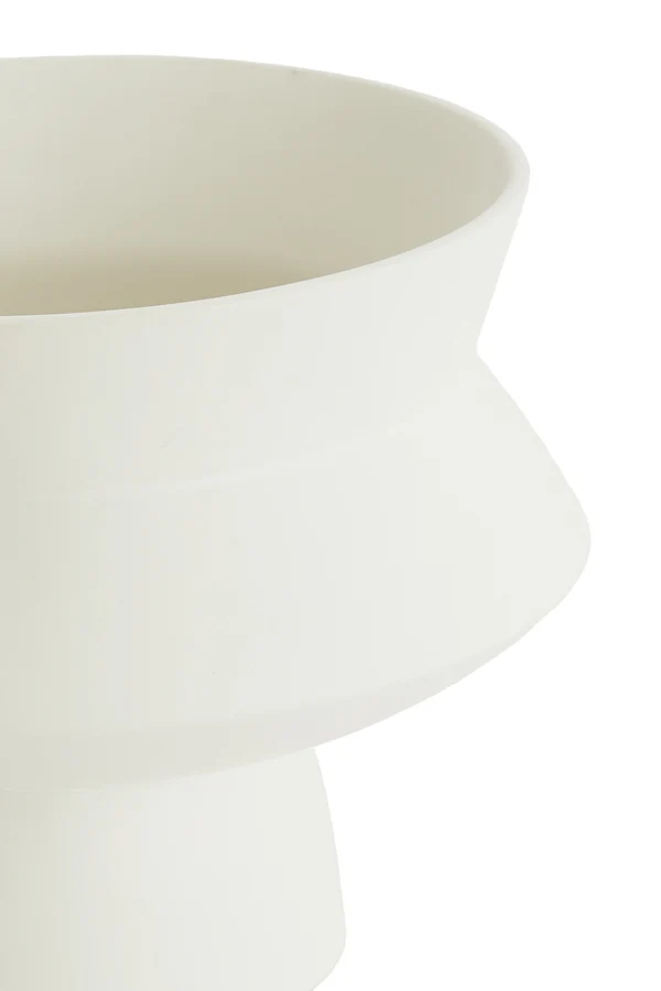 Vase deco 31,5x23,5 cm VICENTO matt white