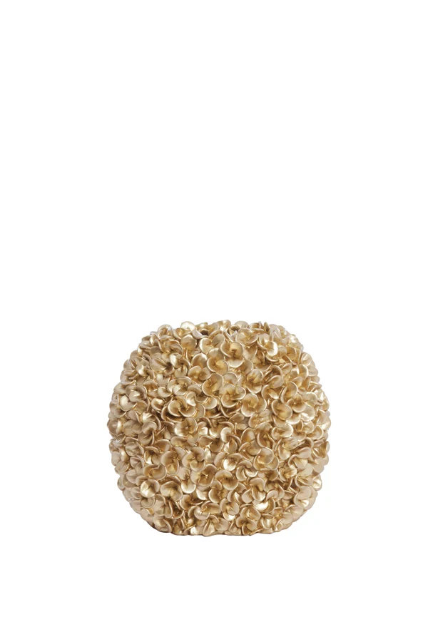 Vase deco 31,5x17x28 cm PHYLIA gold