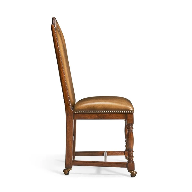 High Back Playing Card "Club" Side Chair