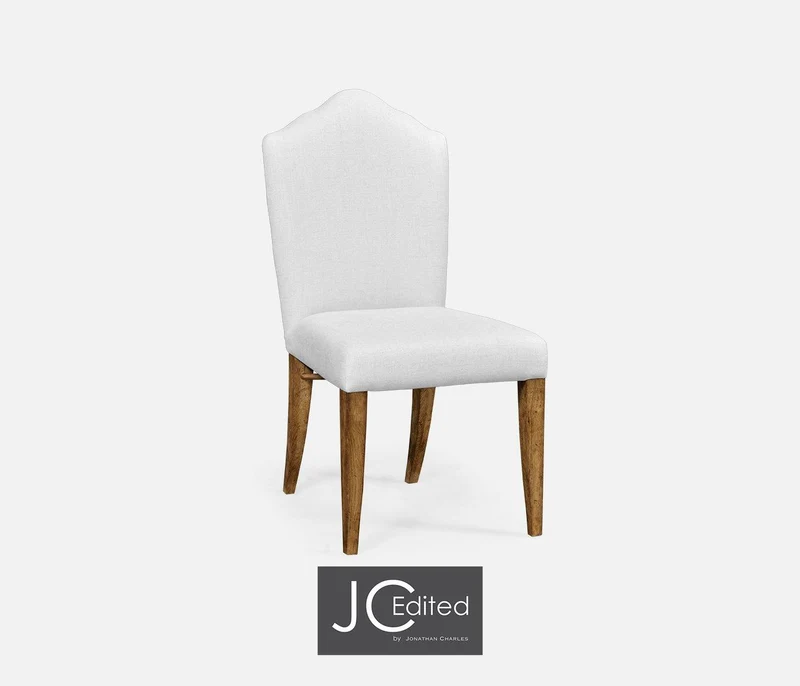 High Back Dining Chair with Chestnut Leg - MAZO