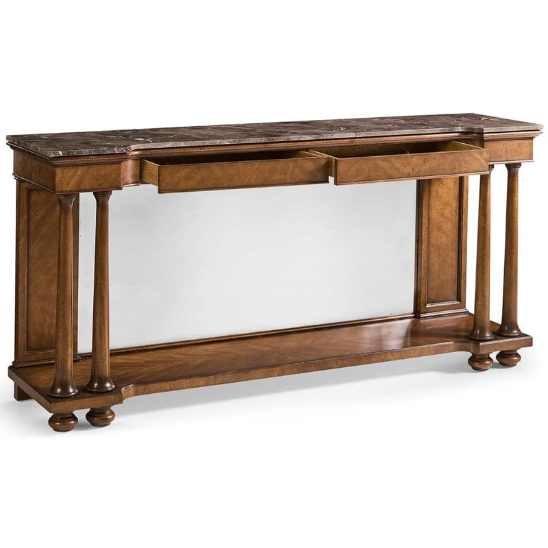 Hattie Mirrored Console Table