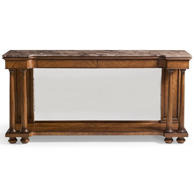 Hattie Mirrored Console Table