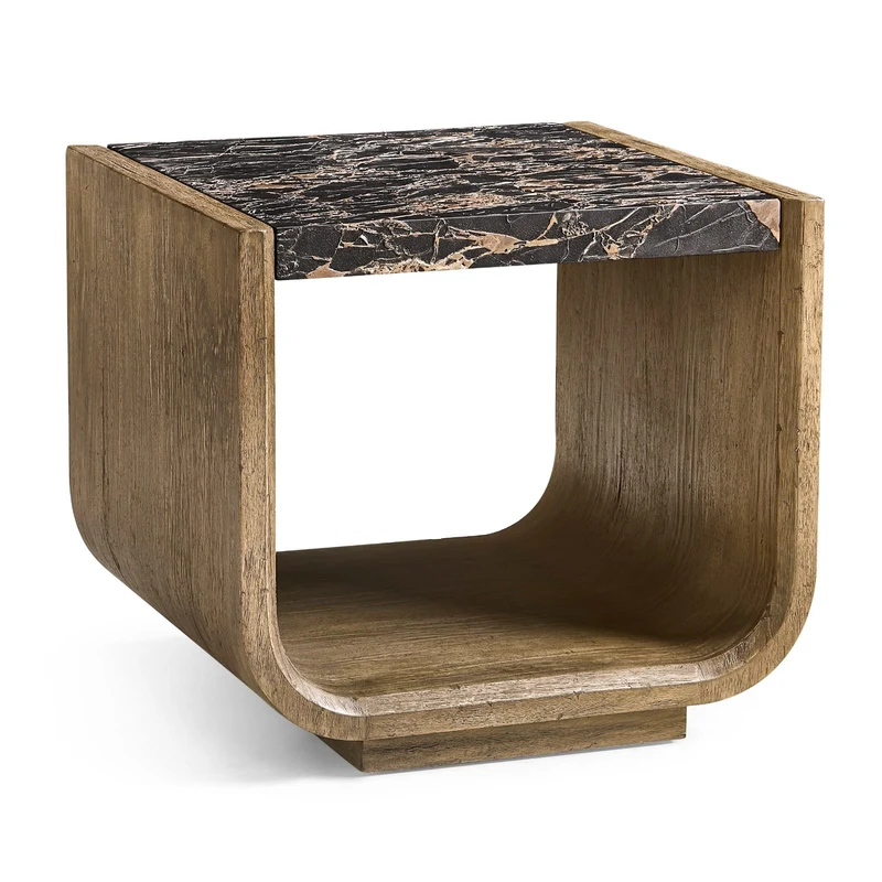 Stone Ridge Marble Side Table Light